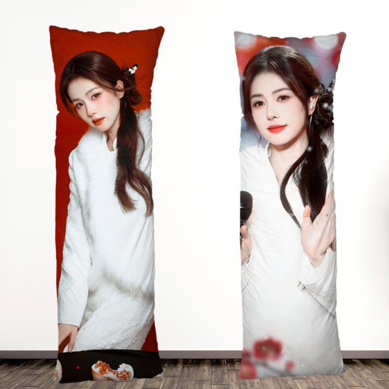 照片定制白鹿等身抱枕长人形玩偶护腰床用靠垫白月梵星生日礼物 - 图1