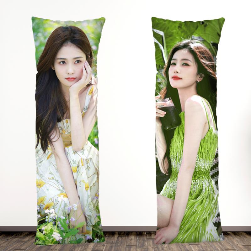 照片定制白鹿等身抱枕长人形玩偶护腰床用靠垫白月梵星生日礼物 - 图2