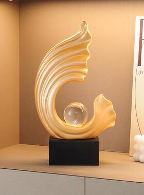 酒柜电视柜风生水起装饰品摆件轻奢高档客厅办公室高端大气上档次