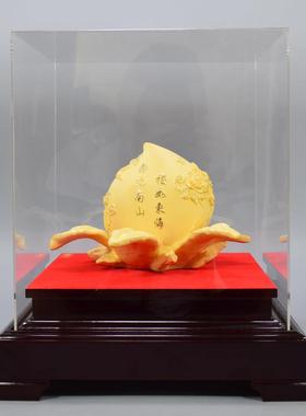 金寿桃摆件送老人爷爷奶奶生日礼物长辈70 80 90岁贺寿实用礼品