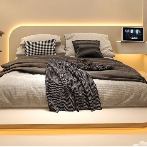 床头氛围灯带插电款带开关卧室房间床边装饰背景插座自粘led灯条 - 图0