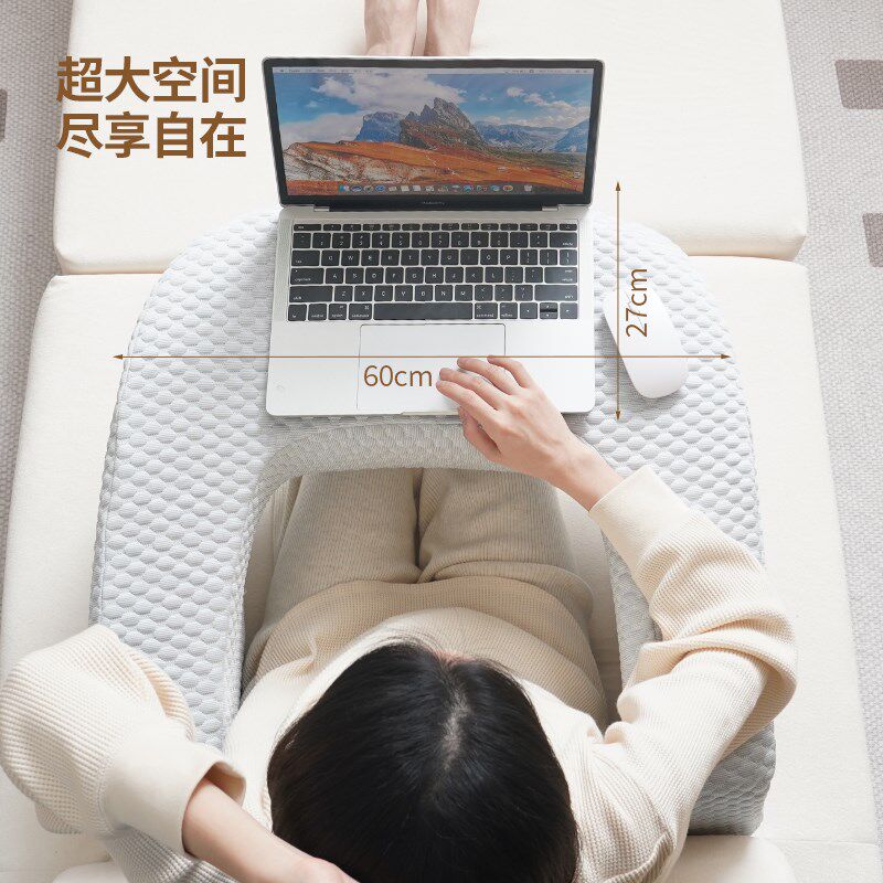 宿舍笔记本床上电脑桌可移动家简易办公桌家用卧室床边学习桌书桌 - 图1