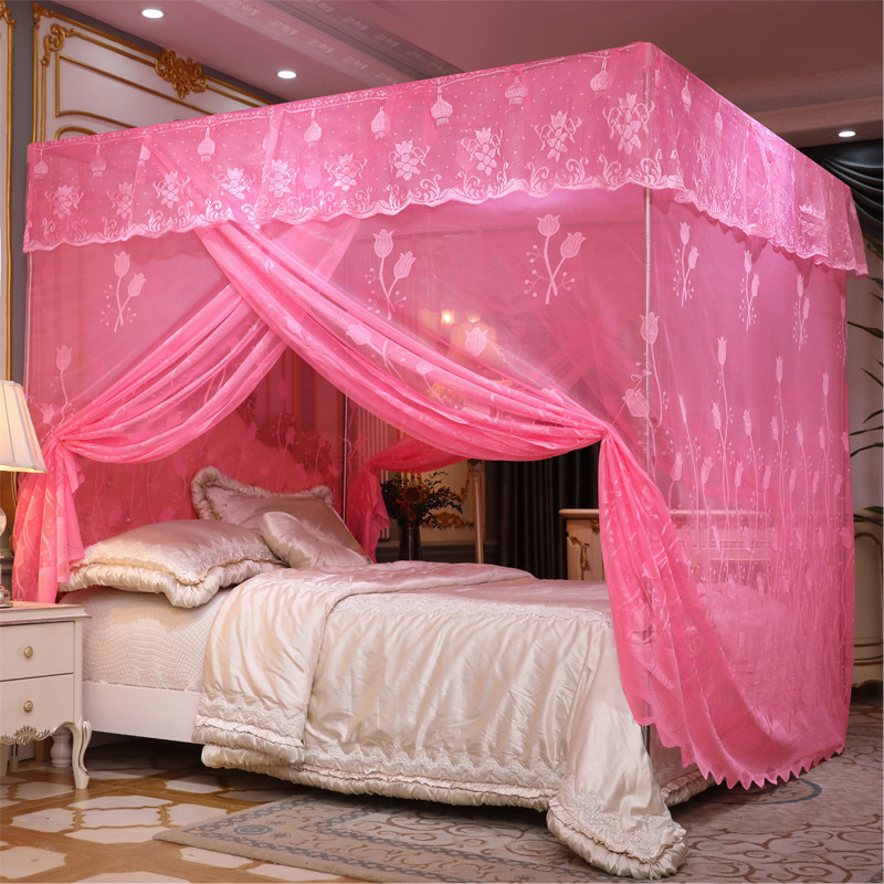 蚊帐2023年新款家用加厚加密落地无需支架方便拆洗防尘1.5米1.8床,淘宝优惠券,粉丝福利购,淘宝优惠卷