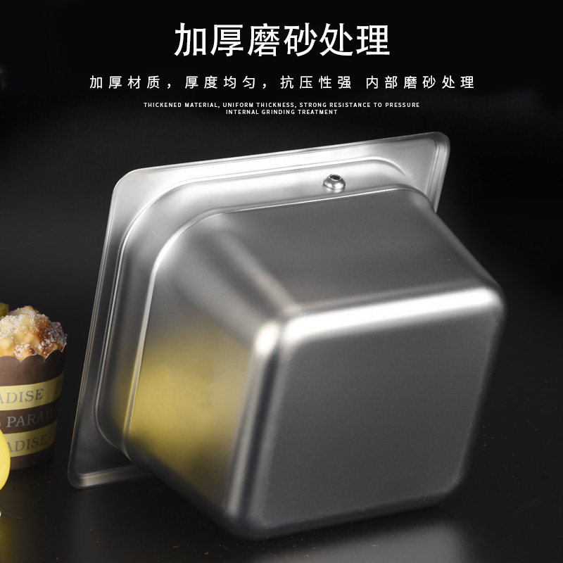 无磁不锈钢粉渣桶实木咖啡粉渣盒敲渣盒敲渣槽废渣盒大/小号 - 图3