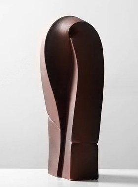 现代简约创意抽象树脂摆件样板房售楼处桌面茶几软装饰品工艺品