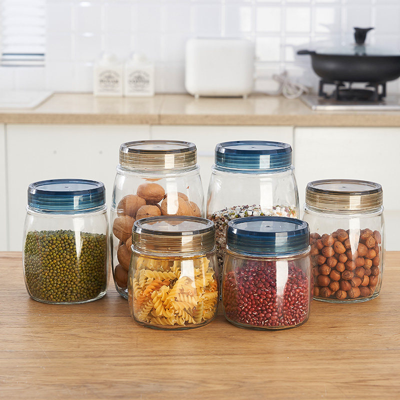 食品级玻璃密封罐子泡菜腌菜茶叶白糖蜂蜜专用空收纳盒储存储物瓶