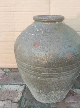 民俗老物件怀旧收藏农村摆件老罐子老酒罐子坛子影视道具装饰杂项