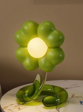 花朵小夜灯摆件创意高级感卧室床头台灯桌面装饰品生日礼物送闺蜜