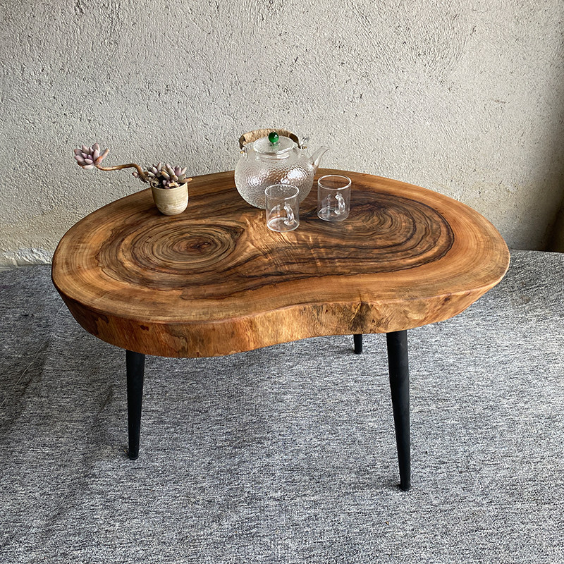 实木茶几边角几小户型原木异形香樟木茶桌民宿矮桌侘寂风阳台茶台,淘宝优惠券,粉丝福利购,淘宝优惠卷