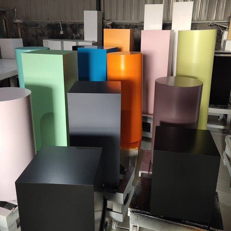 木质烤漆展示台模特增高底座橱窗长方形地台展会展台定制异形摆台,淘宝优惠券,粉丝福利购,淘宝优惠卷