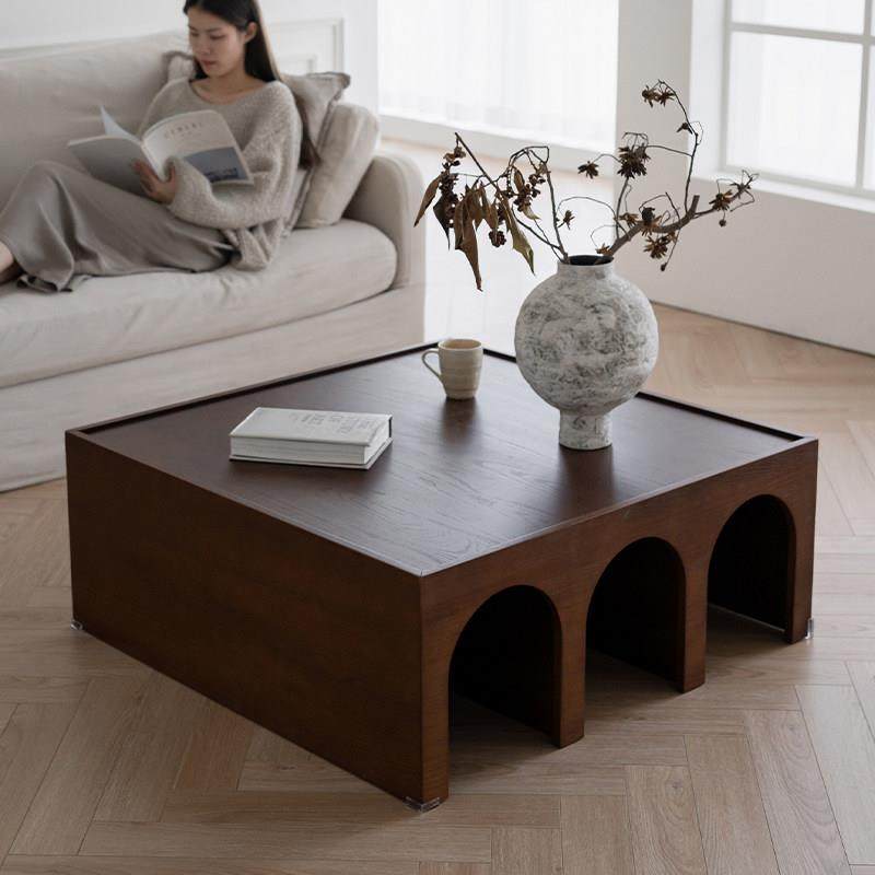 润家家居中古置物架落地陈列柜靠墙书架两用茶几边柜客厅卧室层架,淘宝优惠券,粉丝福利购,淘宝优惠卷