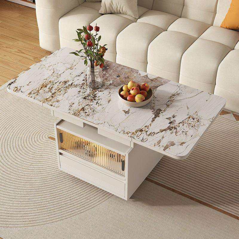 移动茶几可升降折叠小户型客厅家用多功能约岩板茶桌沙发边柜边几,淘宝优惠券,粉丝福利购,淘宝优惠卷