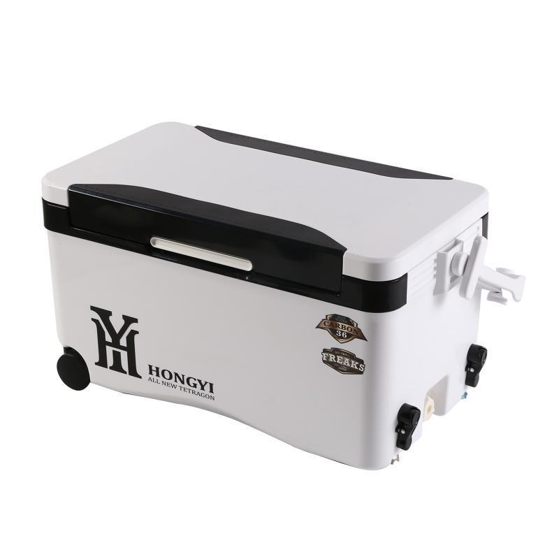 新款户外多功能钓箱鱼箱升降脚钓鱼用品钓鱼箱36升超轻台钓箱 - 图3