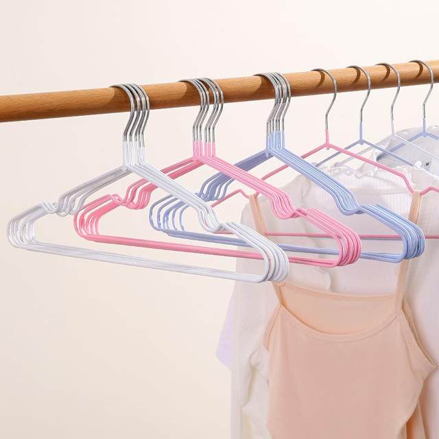 Simple plastic immersion clothes rack for students dormitory balcony windbreaker support anti-rust cabinet space-saving anti-slip clothes storage rack