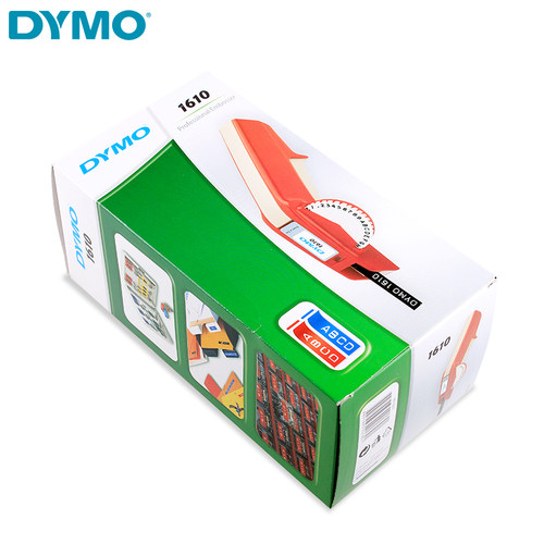 dymo达美手动标签机1610立体压纹凹凸3D质感带模机打码机标价机刻 - 图3