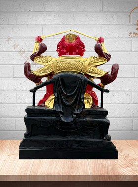 1.6米火神星君神像火神火星爷1.8米三头六臂火德星君树脂佛堂摆件