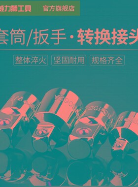 威力狮套筒转换头1/2大飞转3/8中飞转1/4小飞套筒棘轮扳手转接头