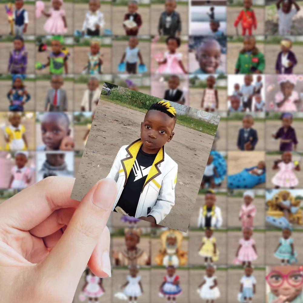 144张十二少贴纸非洲黑皮酋长搞笑抽象表情包创意手机装饰贴画diy - 图1