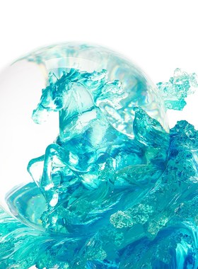 赞尔jarll水晶球送朋友开业大吉高考生金榜题名马到功成灯光摆件