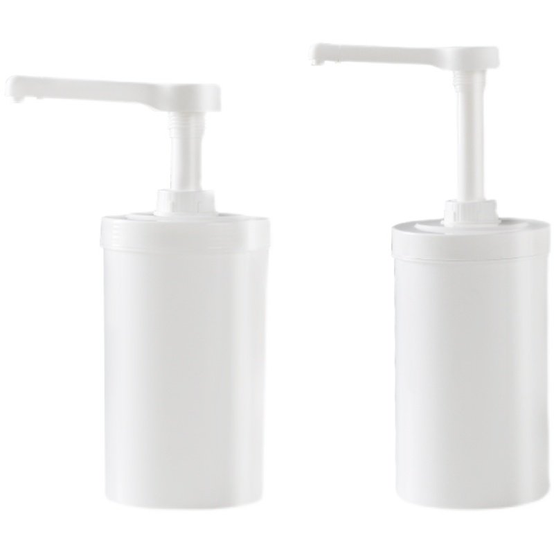 商用果糖按压瓶压汁壶糖压瓶浓稠果酱压泵挤压瓶奶茶店专用挤酱瓶 - 图3