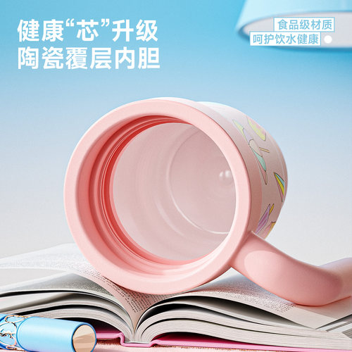 奇古堂保温杯女生保冷吸管水杯生日礼物高颜值学生咖啡杯礼品杯子 - 图1