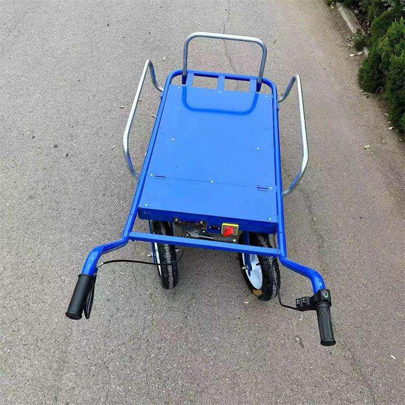 家用电动手推车四轮小型拉货搬运平板车山路爬坡工程运输小推车 - 图0