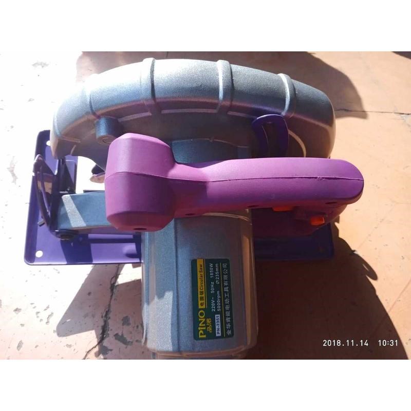 9寸电圆锯235mmm电锯木工倒装台锯装修铝材木材切割机包邮 - 图0