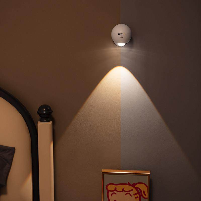 Tubicen多维免布线免打孔氛围智能语音壁灯洗墙床头小夜灯,淘宝优惠券,粉丝福利购,淘宝优惠卷