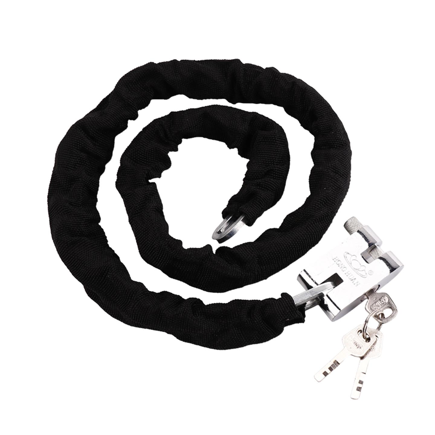 链条锁自行车锁电动车大门链锁锁门防盗门单车铁链锁铁环长链子锁 - 图3