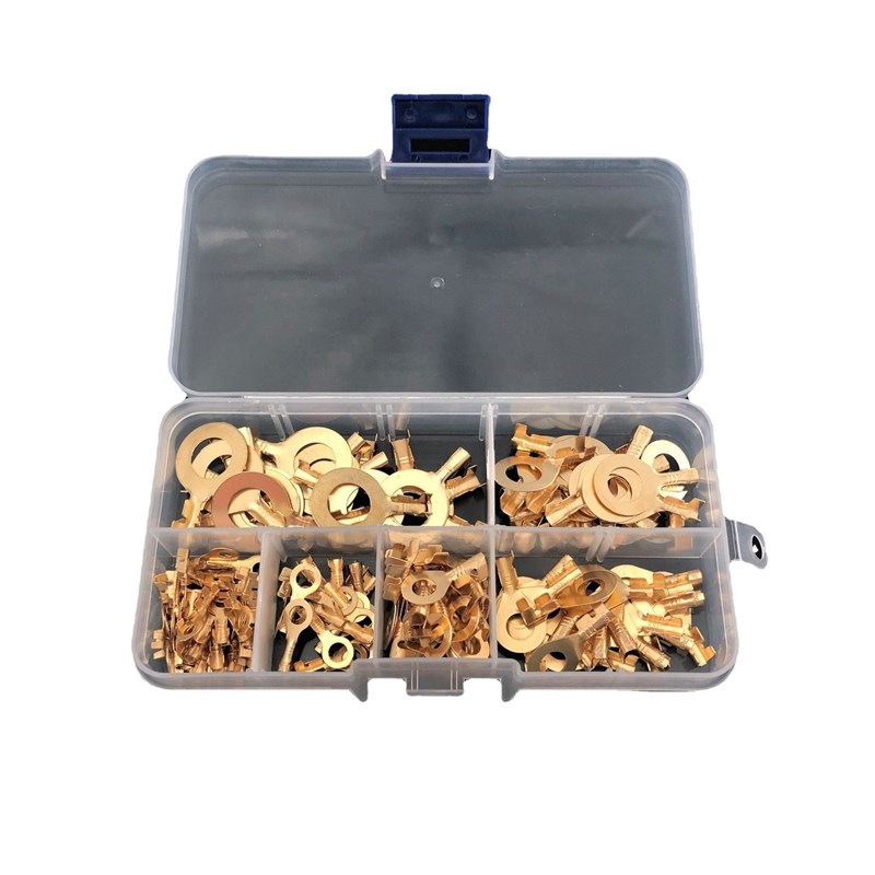 150环形冷压端子电缆接线片连接片端子接R线片 圆形 盒装 - 图3