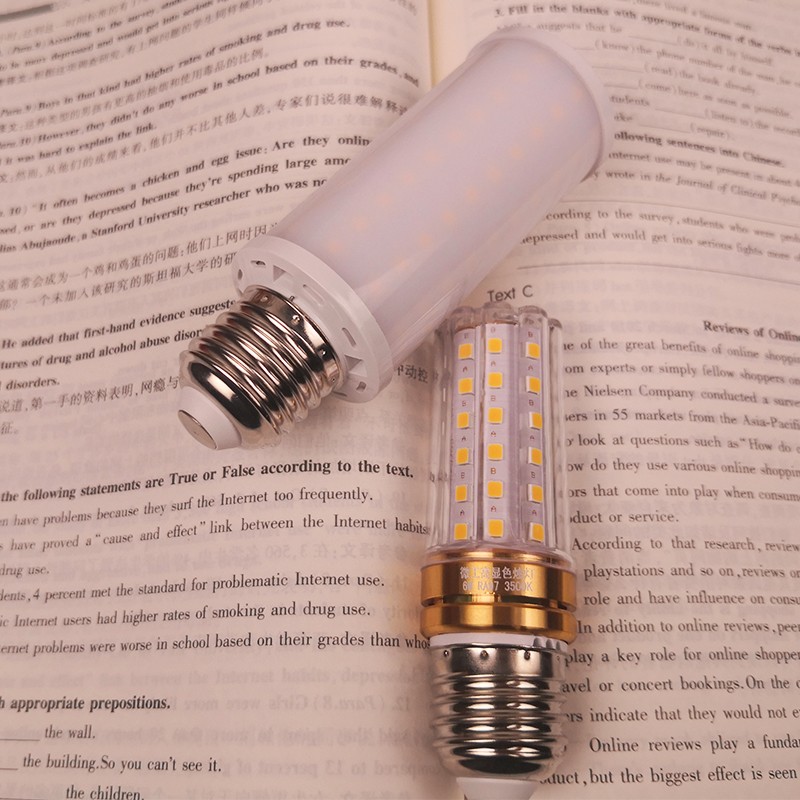 微工高显色蜡烛灯吊灯灯泡 高显指RA97 E14无频闪护眼3500K暖光 - 图1