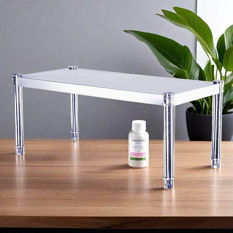 厨房不锈钢置物架一层微波炉分层整体橱柜隔层烤箱架收纳隔断台面,淘宝优惠券,粉丝福利购,淘宝优惠卷