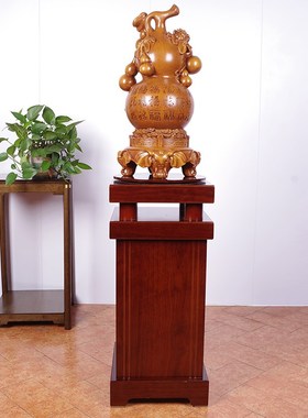 葫芦摆件落地大号招财聚财 家居客厅玄关装饰品 乔迁新居高端礼物