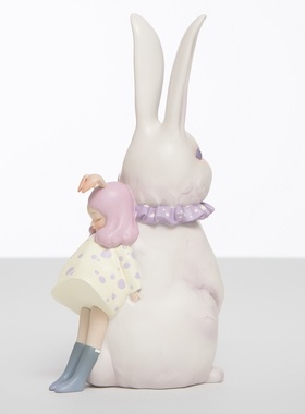 七月兔白夜童话可米生活贾晓欧艺术品送女生生日可爱少女新年创意