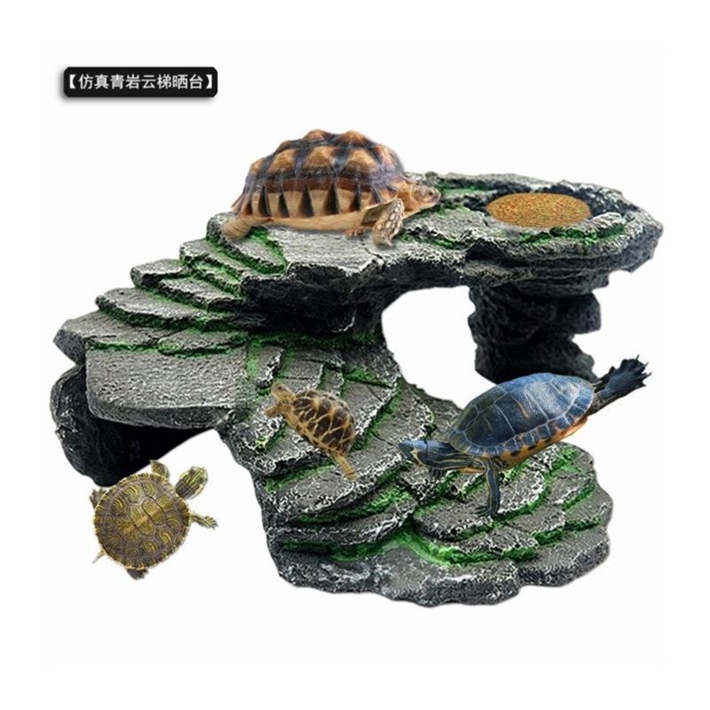 乌龟栖息台守宫仿真树桩爬台宠物躲避洞环保树脂水族箱躲避屋造景,淘宝优惠券,粉丝福利购,淘宝优惠卷