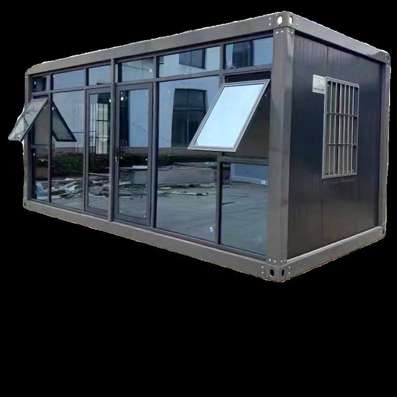 集装箱移动房工地住人带卫生间彩钢结构房办公室玻璃幕墙活动板房,淘宝优惠券,粉丝福利购,淘宝优惠卷