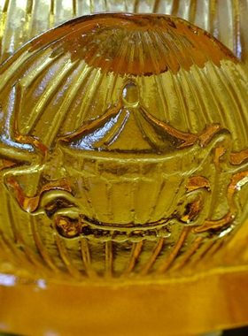 琉璃香炉乔迁礼物供奉吉祥八宝水晶莲花摆件送朋友闺蜜搬家大气