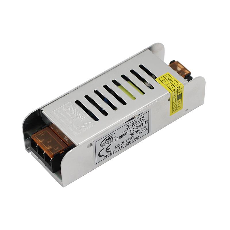220转12V24V开关电源5A10A15A20A长条小体积LED直流变压器60W100W - 图3