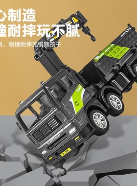 合金挖掘机工程车小男孩玩具套装大号5女孩2-3岁益智1儿童玩具车4