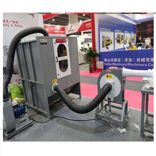 实惠公仔棉松棉混合填充一体机开松率达99%以上全自动 - 图0