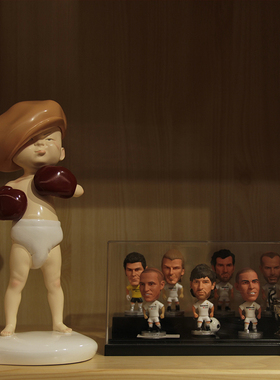 蓝色蜗牛艺术家吴克书 你挡住了我的勇气 生日礼物酒柜摆件装饰品