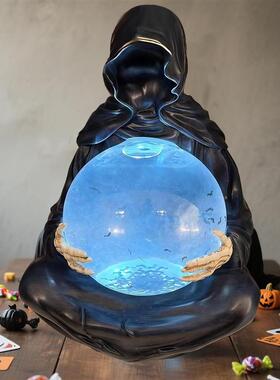 The Death Gods Crystal Ball死神的水晶球万圣节聚会装饰摆件
