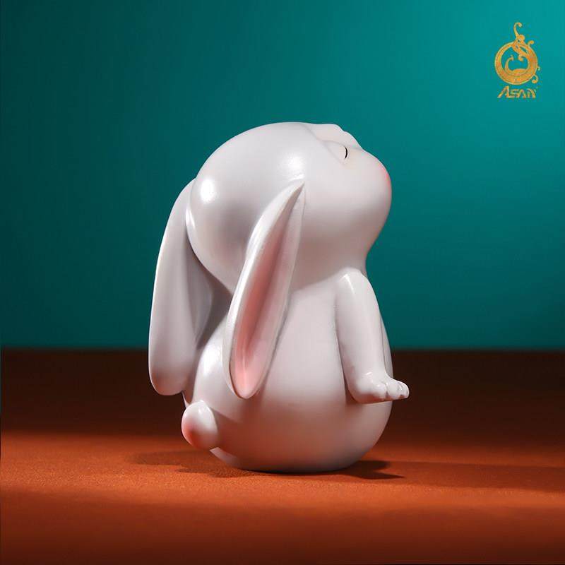 兔年铜兔子摆件《欢乐兔》铜工艺品家居饰品生肖兔卡通礼物礼品,淘宝优惠券,粉丝福利购,淘宝优惠卷
