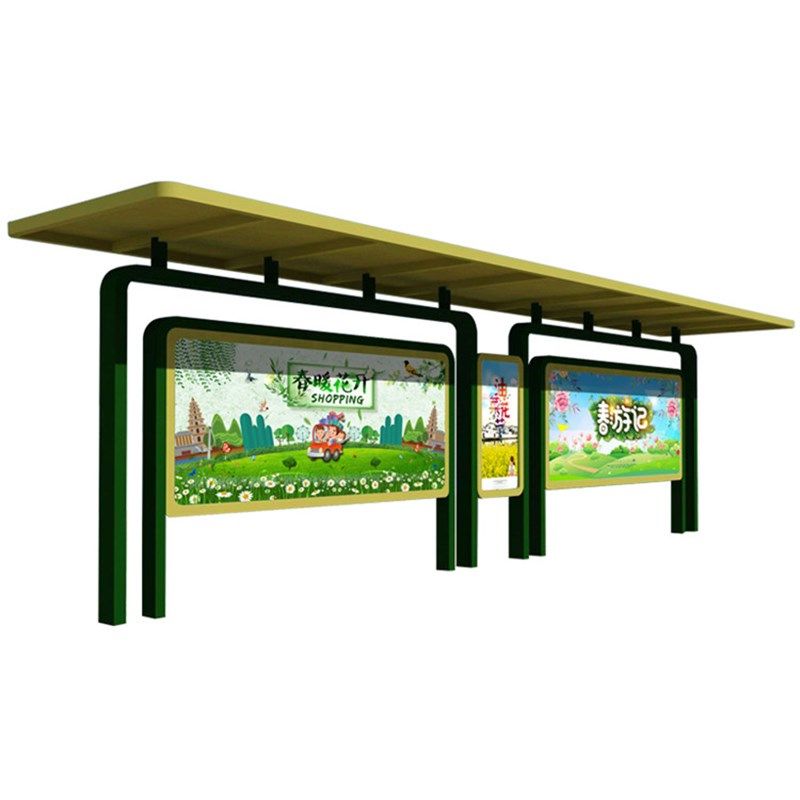 工厂智能灯箱站台厂家乡村振兴交通电子站牌仿古宣传栏公交候车亭,淘宝优惠券,粉丝福利购,淘宝优惠卷