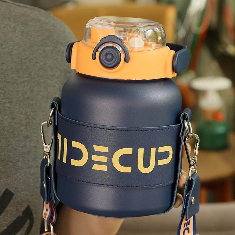 双饮口保温杯大容量茶水分离大肚水杯男士学生斜挎可背不锈钢杯子,淘宝优惠券,粉丝福利购,淘宝优惠卷