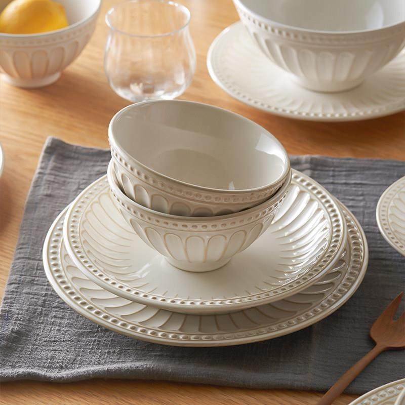 肆月覆古餐具套组中古风轻奢高级感釉下彩碗碟筷盘子家用乔迁送礼,淘宝优惠券,粉丝福利购,淘宝优惠卷