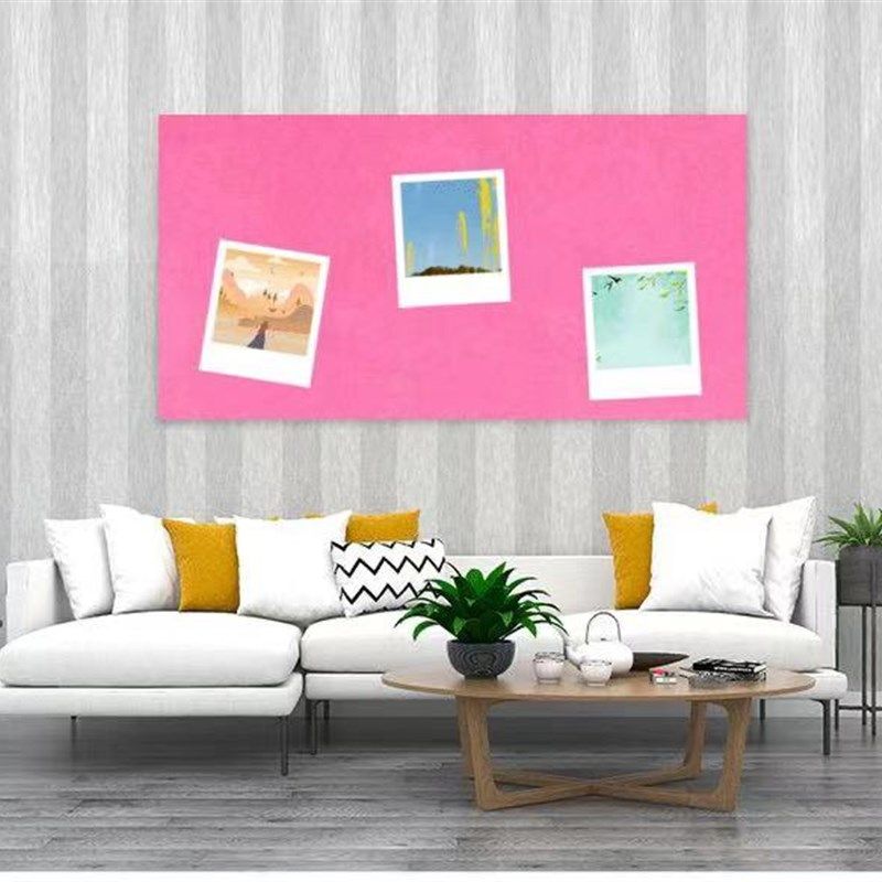 软木板照片墙彩色毛毡板墙贴装饰背景墙留言板公告栏幼儿园展示板,淘宝优惠券,粉丝福利购,淘宝优惠卷