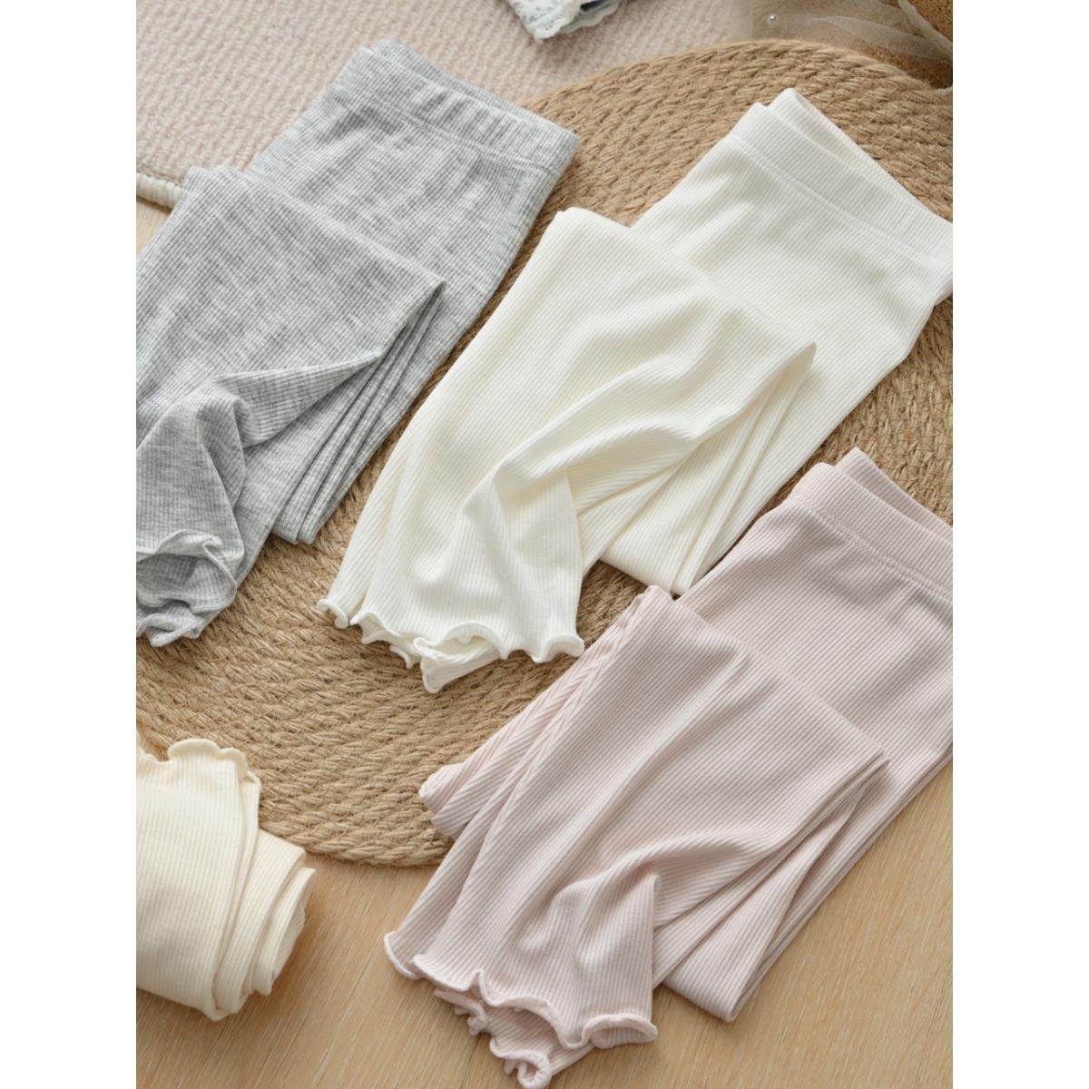 170大童 儿童纯色莫代尔打底裤 女童弹力修身七分裤 中小童可开裆,淘宝优惠券,粉丝福利购,淘宝优惠卷