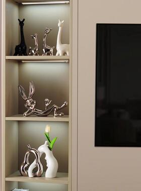 轻奢简约5格6格10格摆件客厅电视柜餐边柜装饰品柜摆件一套装组合