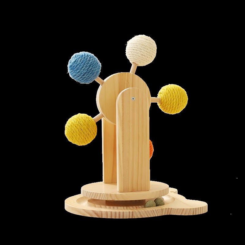 猫玩具爬架耐磨不掉屑猫咪自嗨解闷逗猫棒剑麻球猫转盘猫抓板柱子,淘宝优惠券,粉丝福利购,淘宝优惠卷